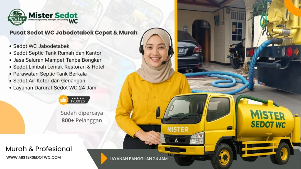 Sedot WC Jakarta Selatan | Pusat Sedot WC Murah